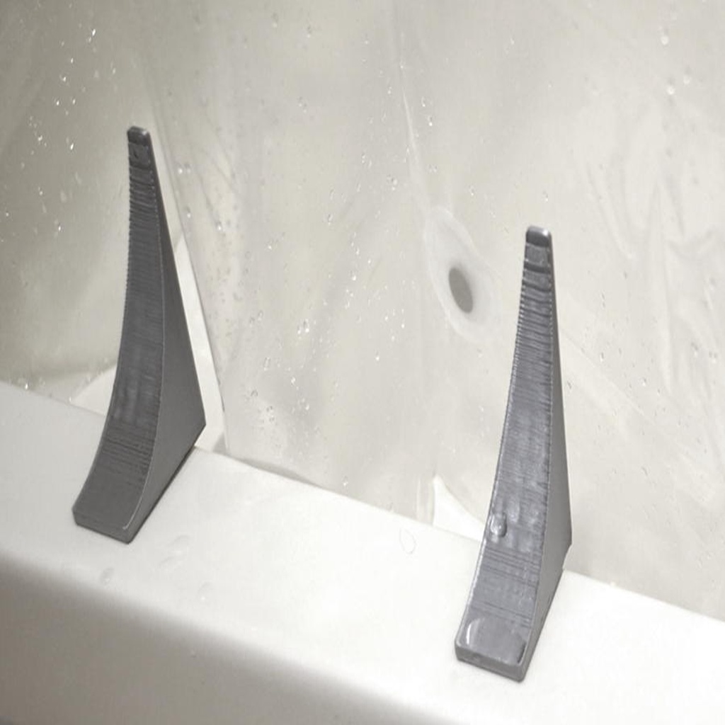 Miniatura 2 do modelo 3D Shower Curtain Block