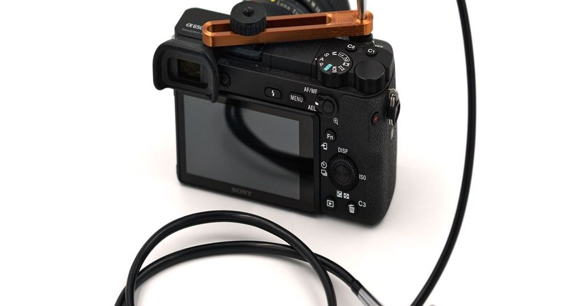 Adjustable Mechanical Cable Release Adapter for Digital Cameras by