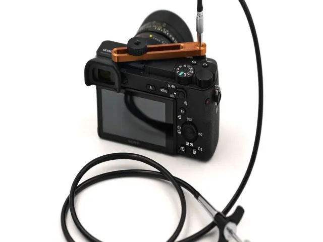 Adjustable Mechanical Cable Release Adapter for Digital Cameras