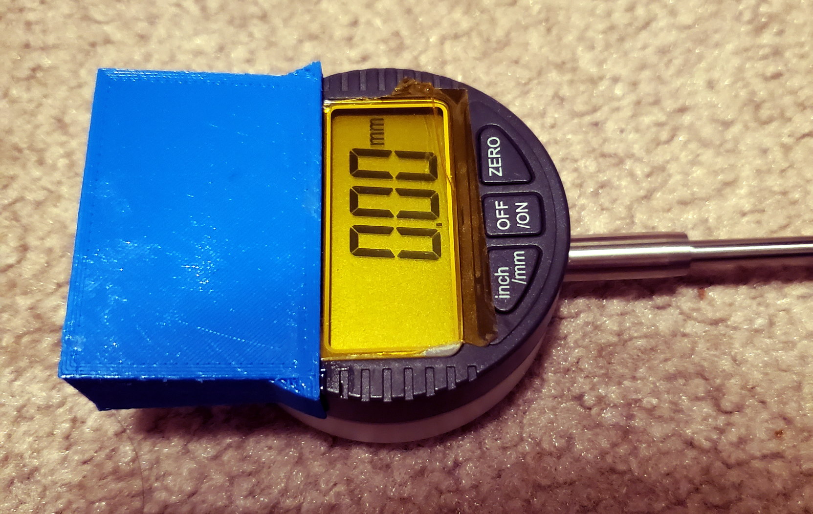 Digital dial indicator SR44 to AAA adapter by thm Download free STL