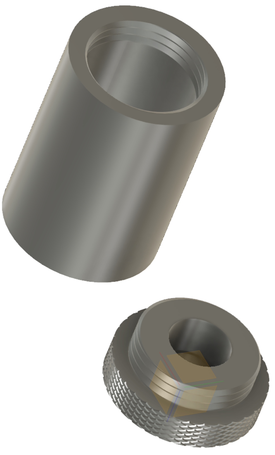 Travel Coffee Containers W/ Air Valve Slot by Mre Download free STL