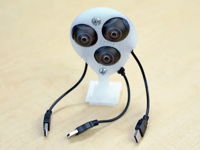 Kodama: An array of three Insta360 Air cameras