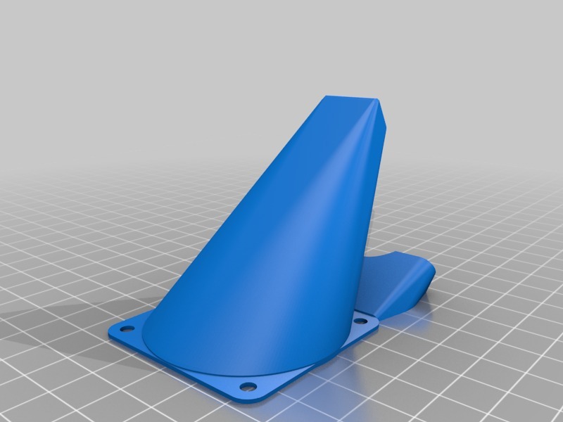 MakerGear M2 Ducted Fan Mount by ProfHankD | Download free STL model ...