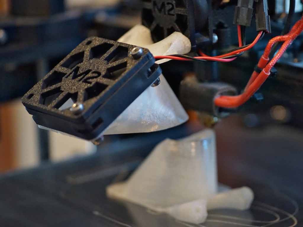 MakerGear M2 Ducted Fan Mount by ProfHankD | Download free STL model ...