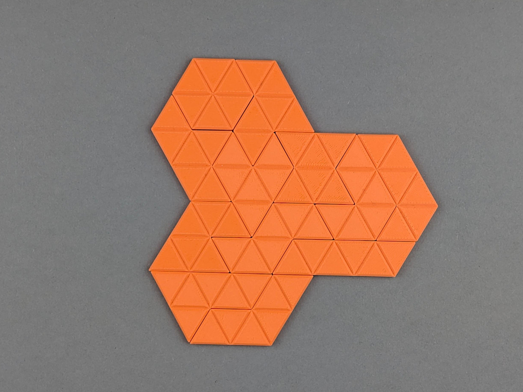 Miniatura 6 do modelo 3D Hexiamond  Puzzle