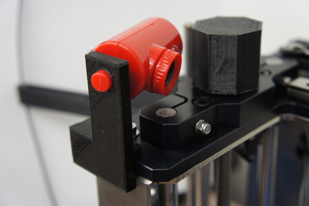 USB Webcam Bracket for MakerGear M2 by ProfHankD | Download free STL ...