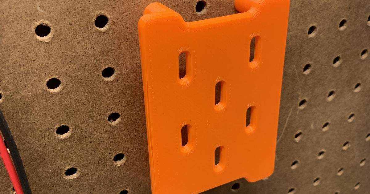 Skadis Pegboard Adapter by kwfredeen Download free STL model