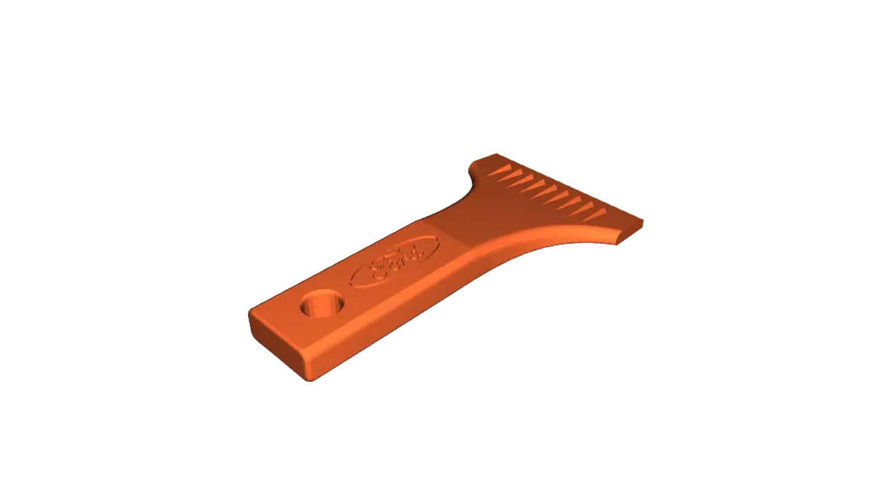 Ice scraper Ford by Heine Sørensen | Download free STL model ...
