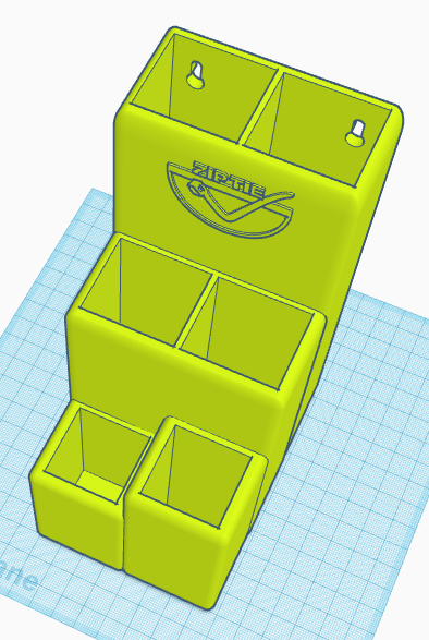 Zip ties container