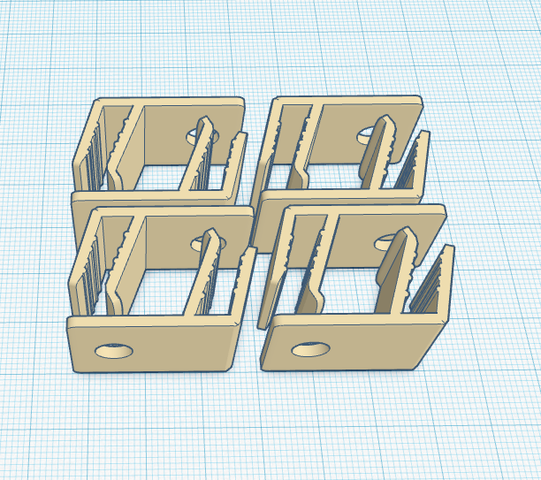 Van interior panel clips Mercedes sprinter and VW crafter, preview image from the creator on Printables
