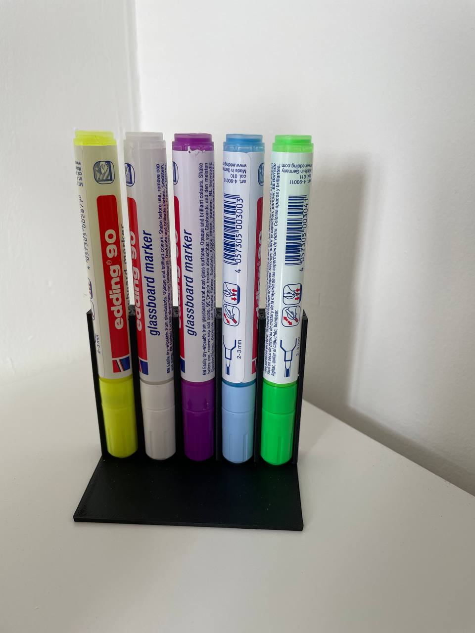 Simple Marker Holder for 5 markers (compatible with markers with +15mm markers)