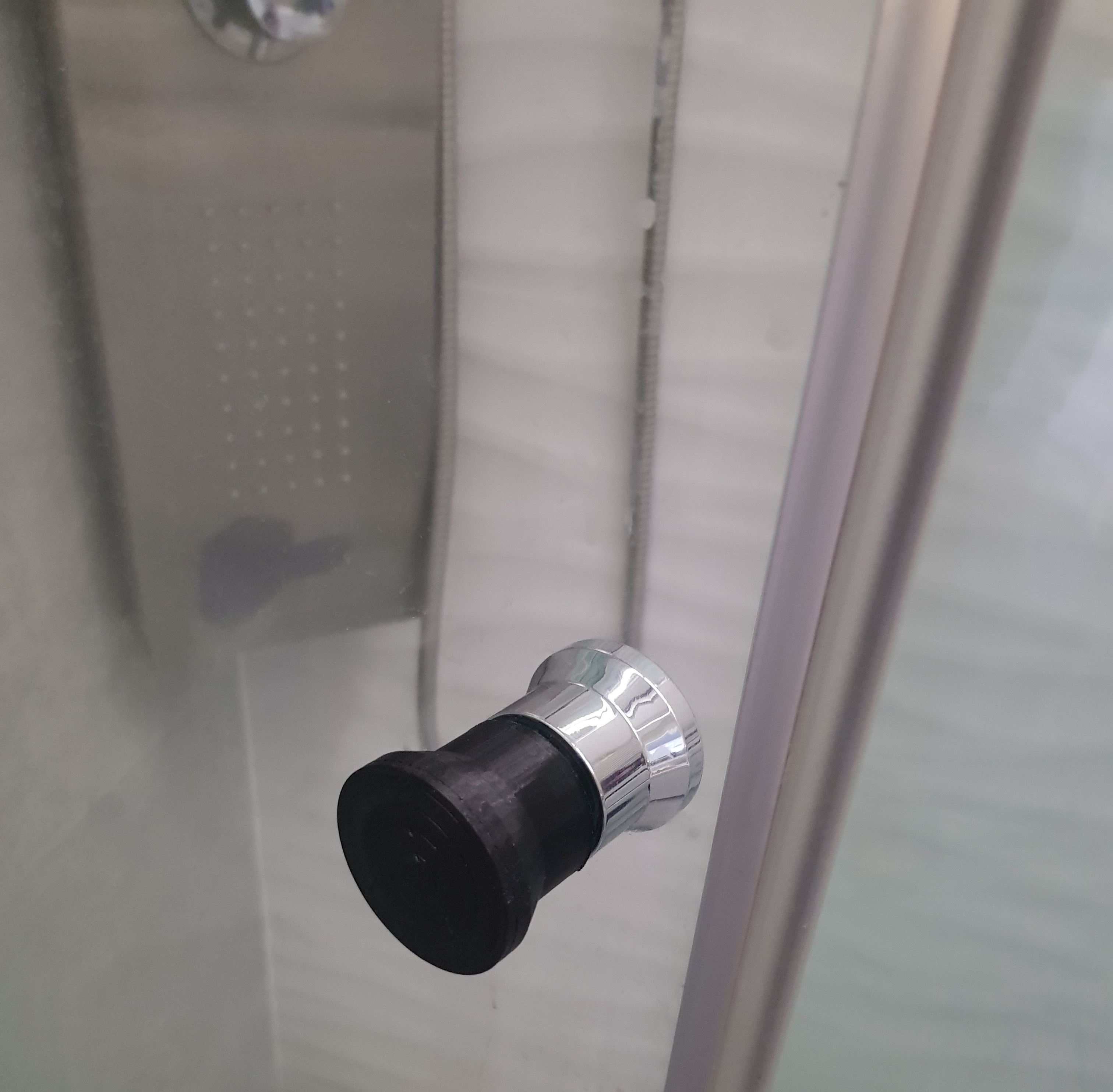 Shower door replacement knob