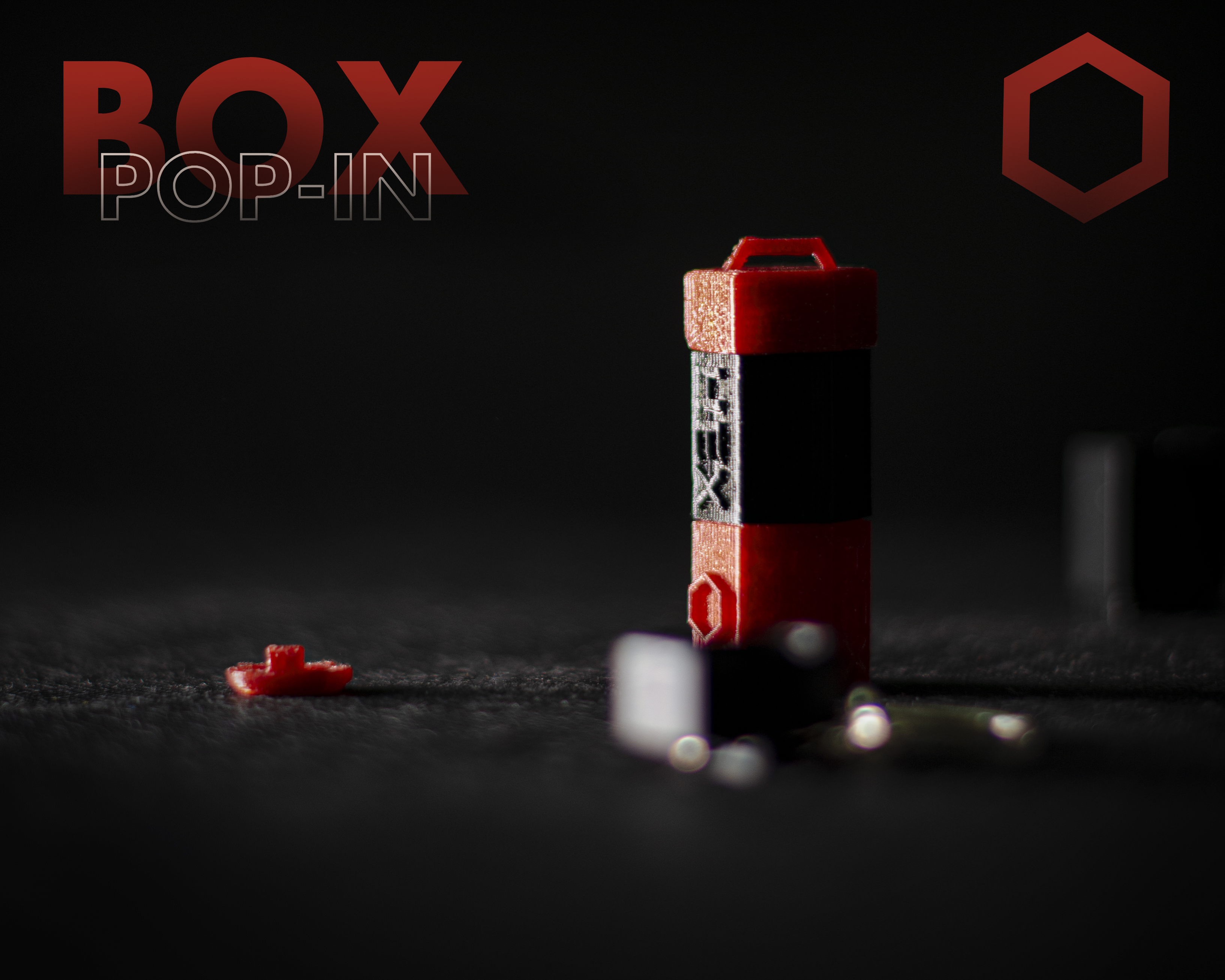 Miniatura 7 do modelo 3D Hexagonal boxes