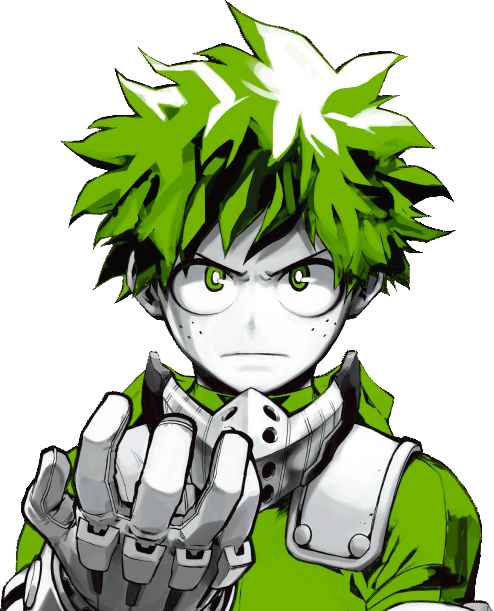 Izuku Midoriya Stencil