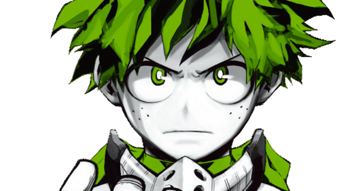 Izuku Midoriya Stencil by PCPAI | Download free STL model | Printables.com