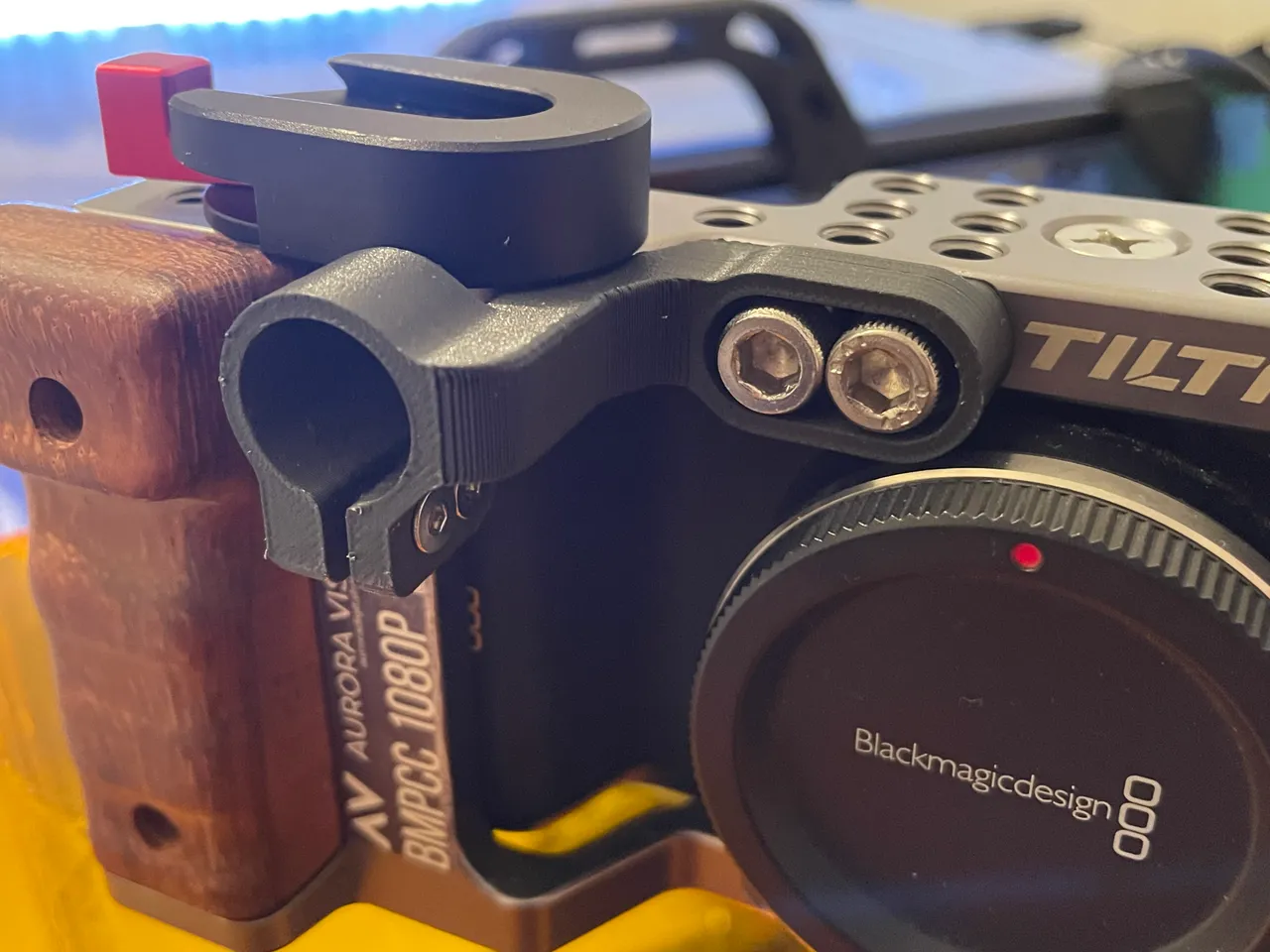 Tilta BMPCC OG Cage 15mm Rod Mount by Ash | Download free