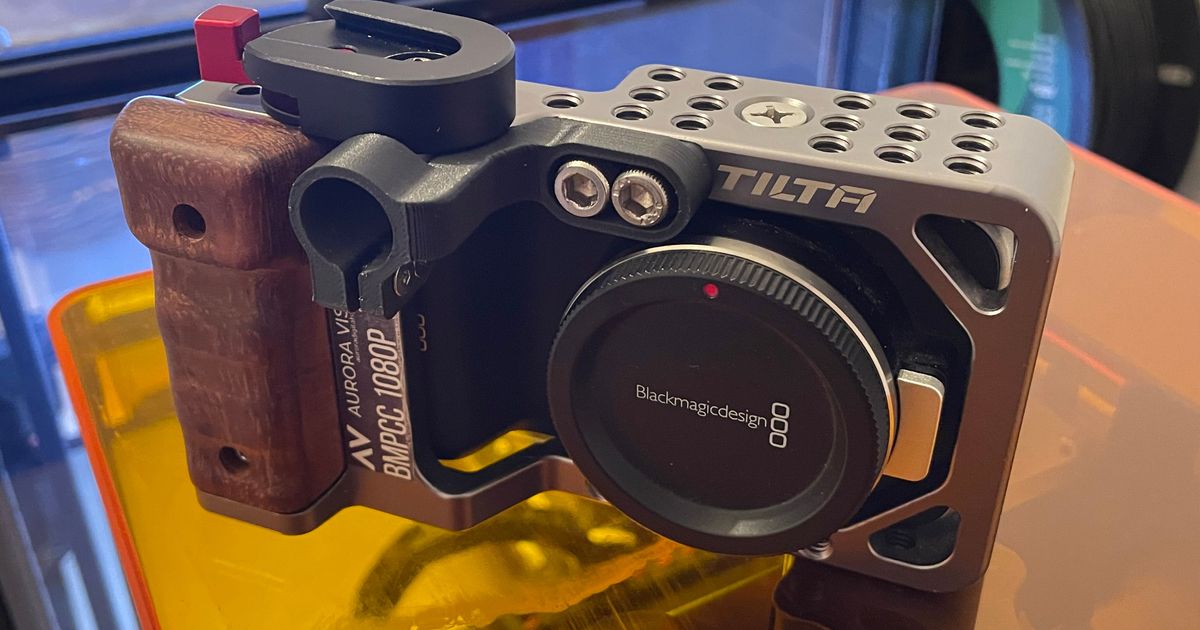 Tilta BMPCC OG Cage 15mm Rod Mount by Ash | Download free