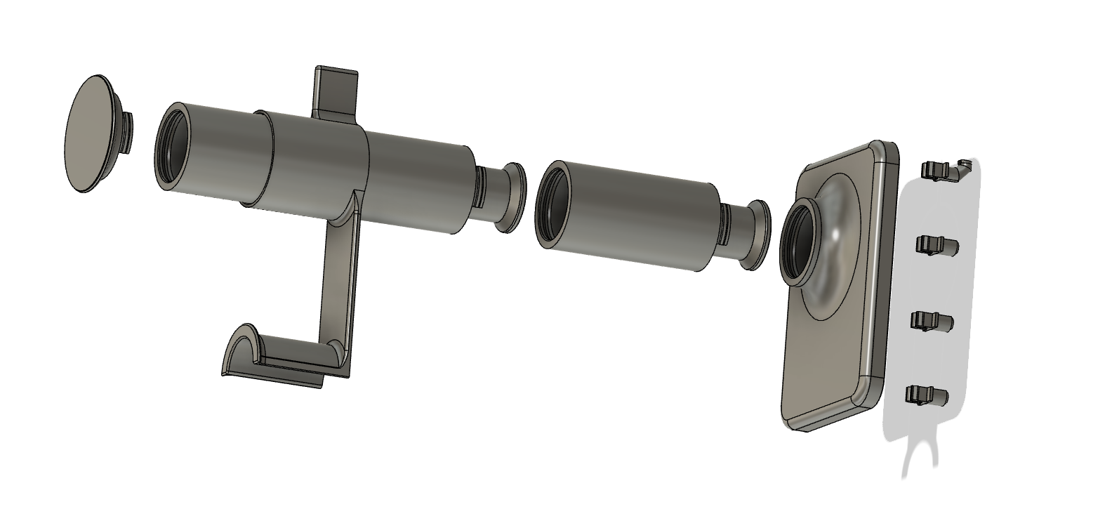 Miniatura 2 do modelo 3D Modular Tape Storage