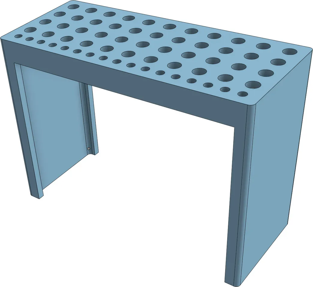 Tool holder for allen keys by WGS | Download free STL model ...