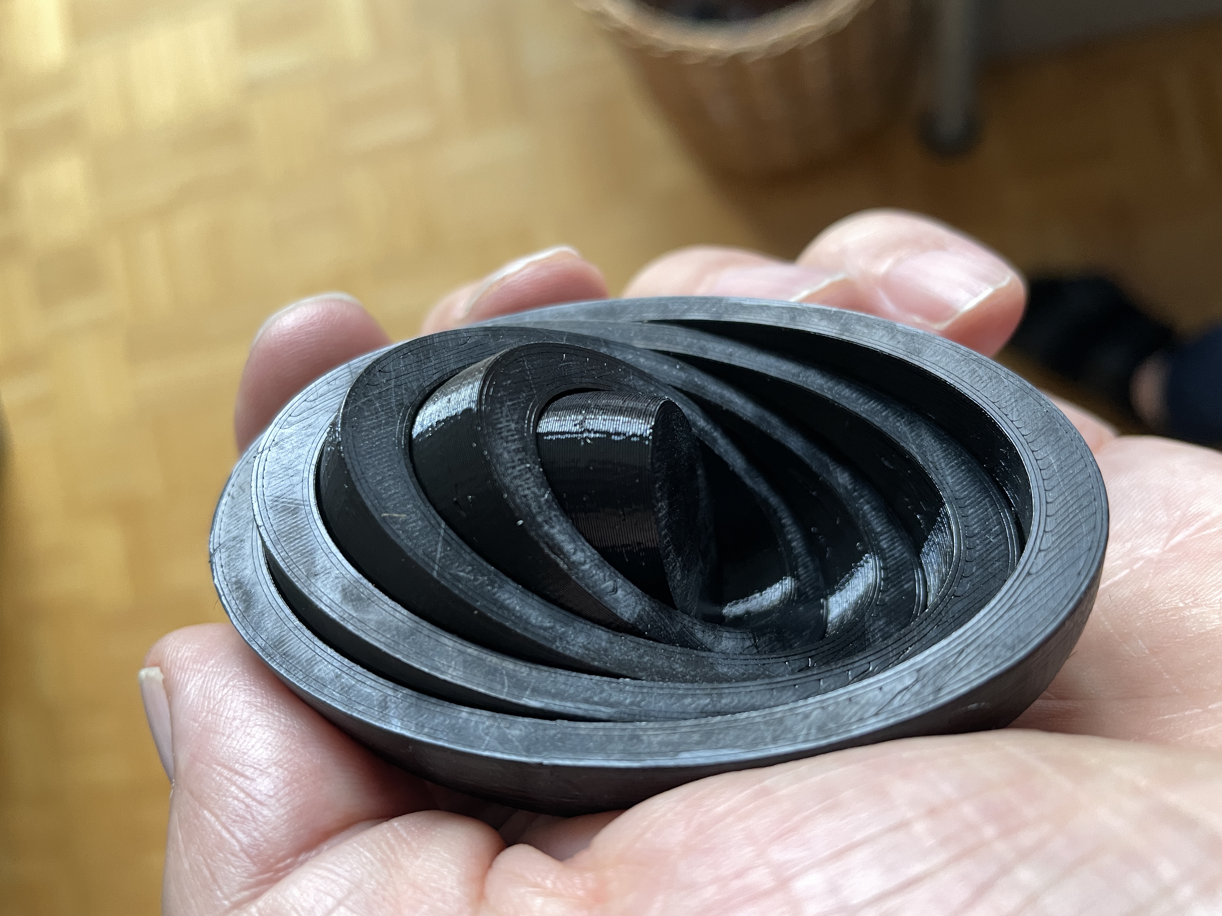 Rotating Ellipses Toy (golden ratio)