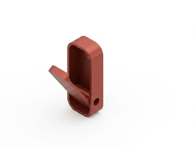 Foldable Hidden Wall Hook 60x25x10mm