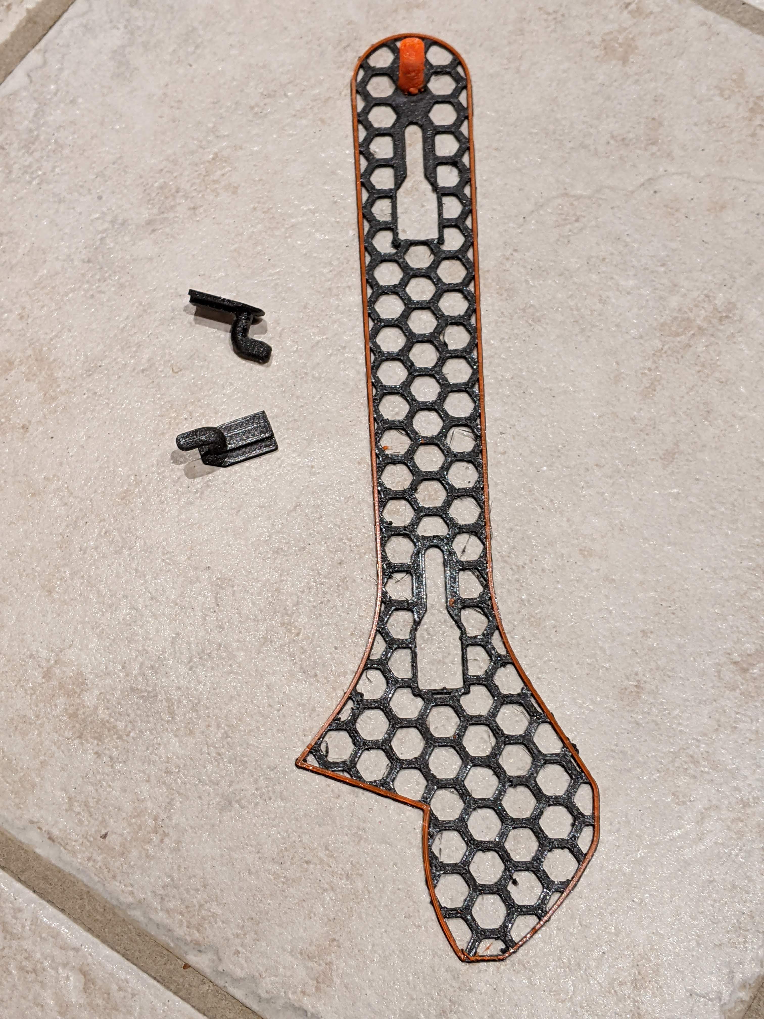 Adjustable Wrench Silhouette Works with "Peg Plates" by Lothar