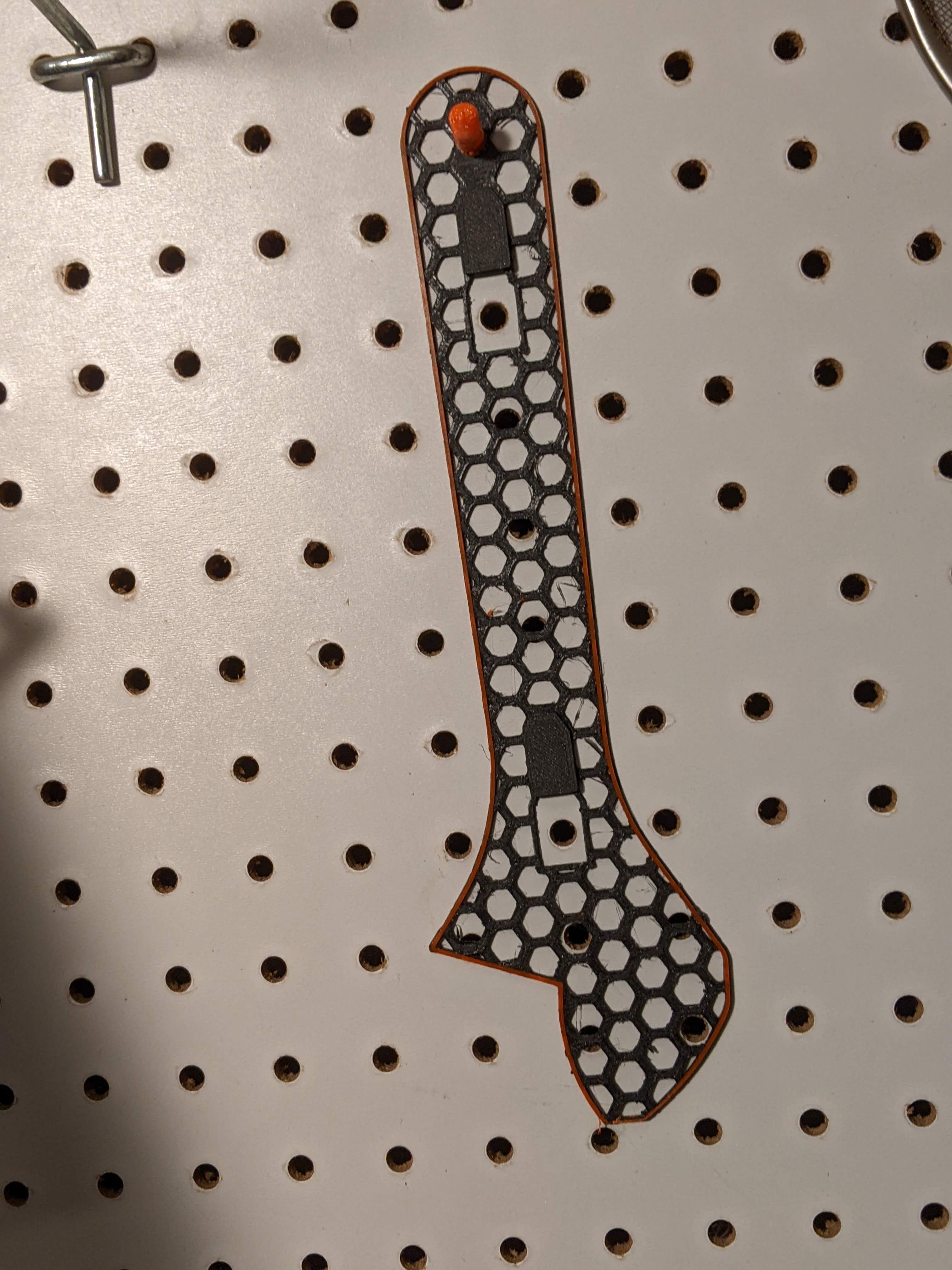 Adjustable Wrench Silhouette Works with "Peg Plates" by Lothar
