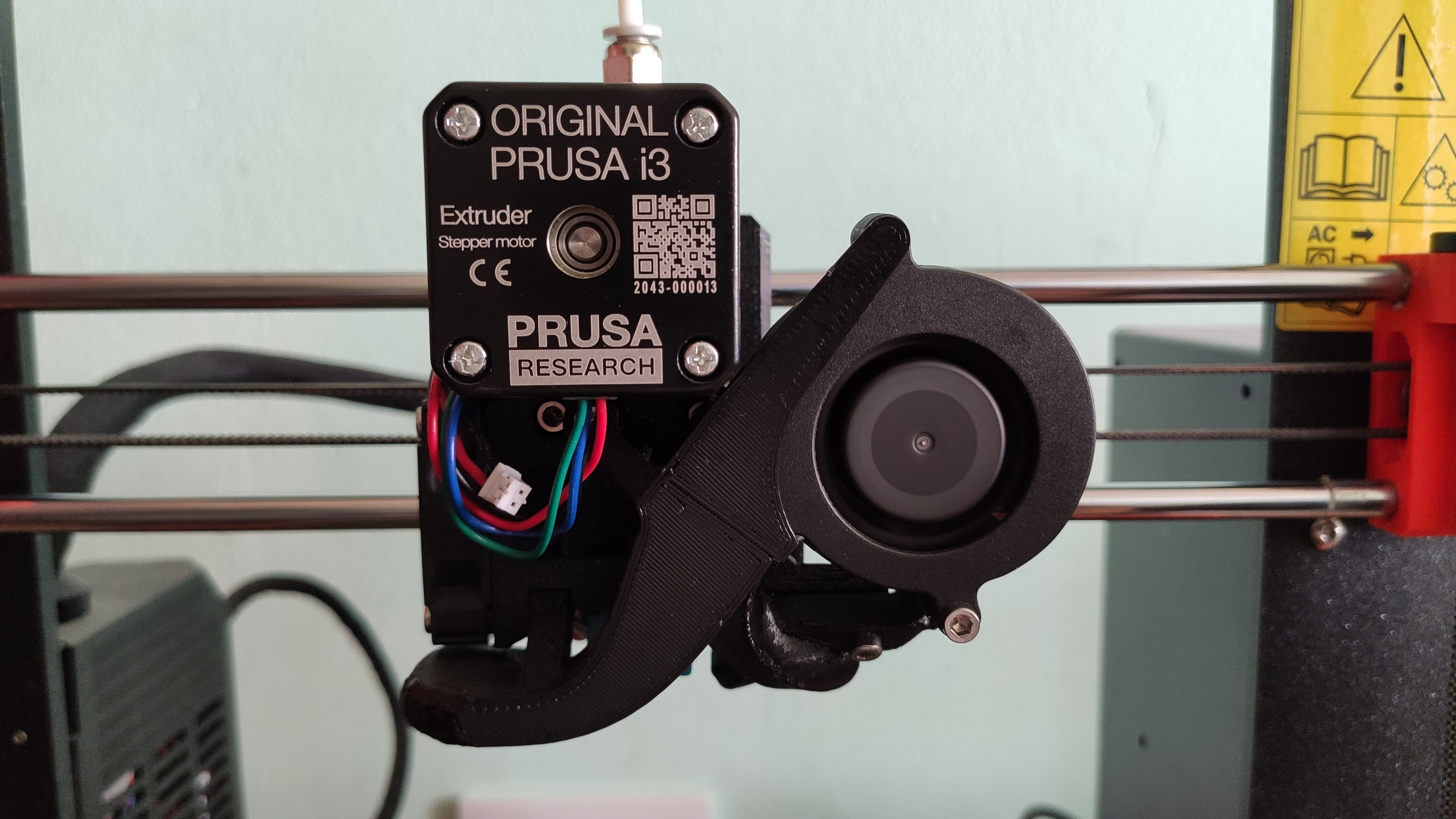 Prusa MK3S+ alternative fan shroud V3-2