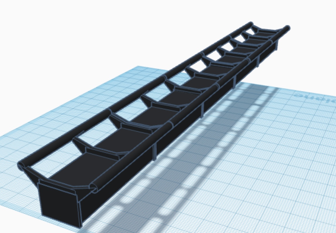 Track For Wing Coaster Model