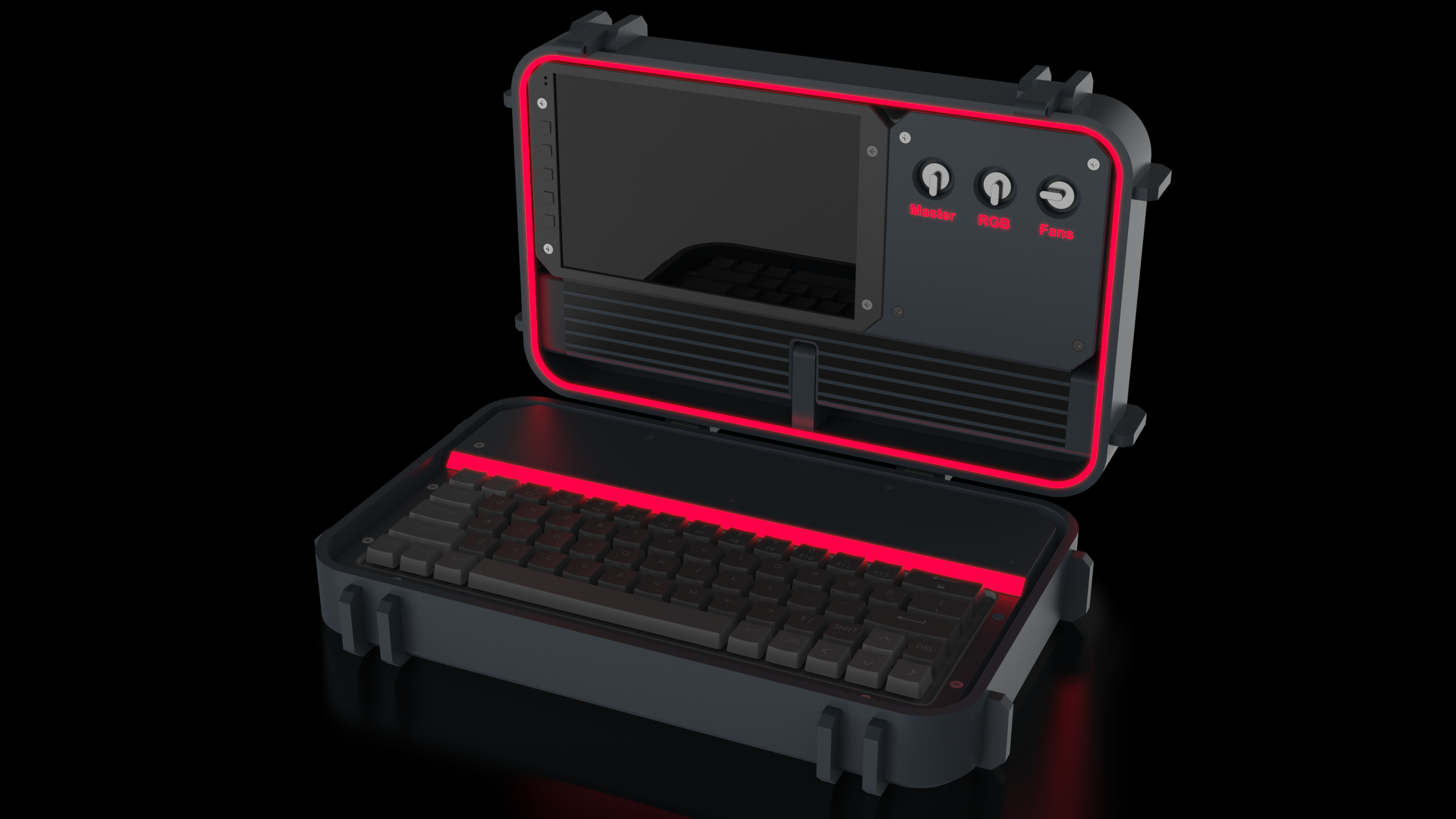 Raspberry Pi 4 Rugged Laptop