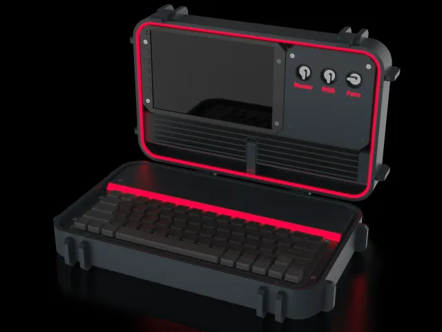 Raspberry Pi 4 Rugged Laptop