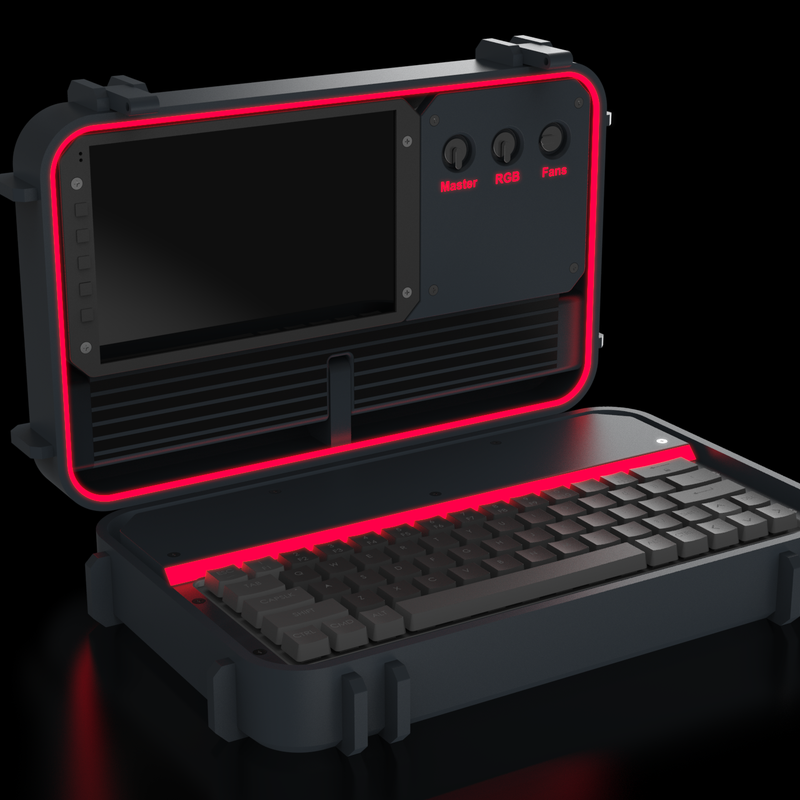 Raspberry Pi 4 Rugged Laptop by Robust Designs | Download free STL ...