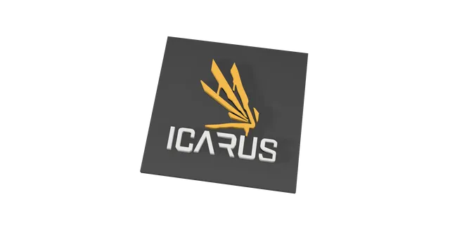 Icarus Logo Plate