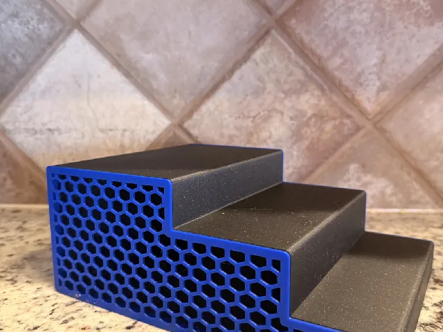 Spice Stairs w/ Snap-in Honeycomb Sides (No Supports)