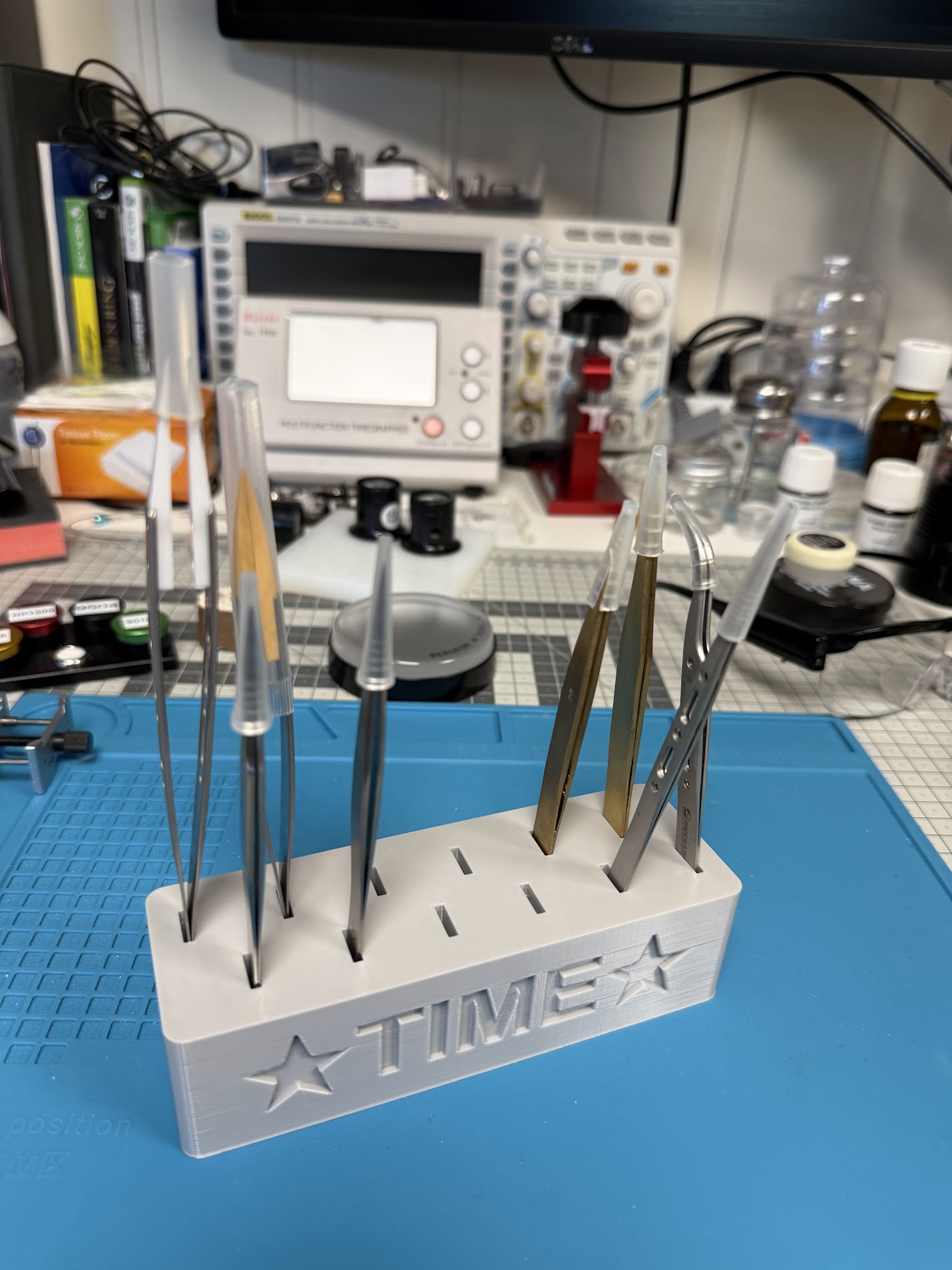 Watchmakers TIME Tweezer Stand
