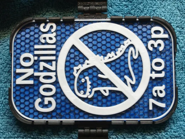 No Godzillas signs