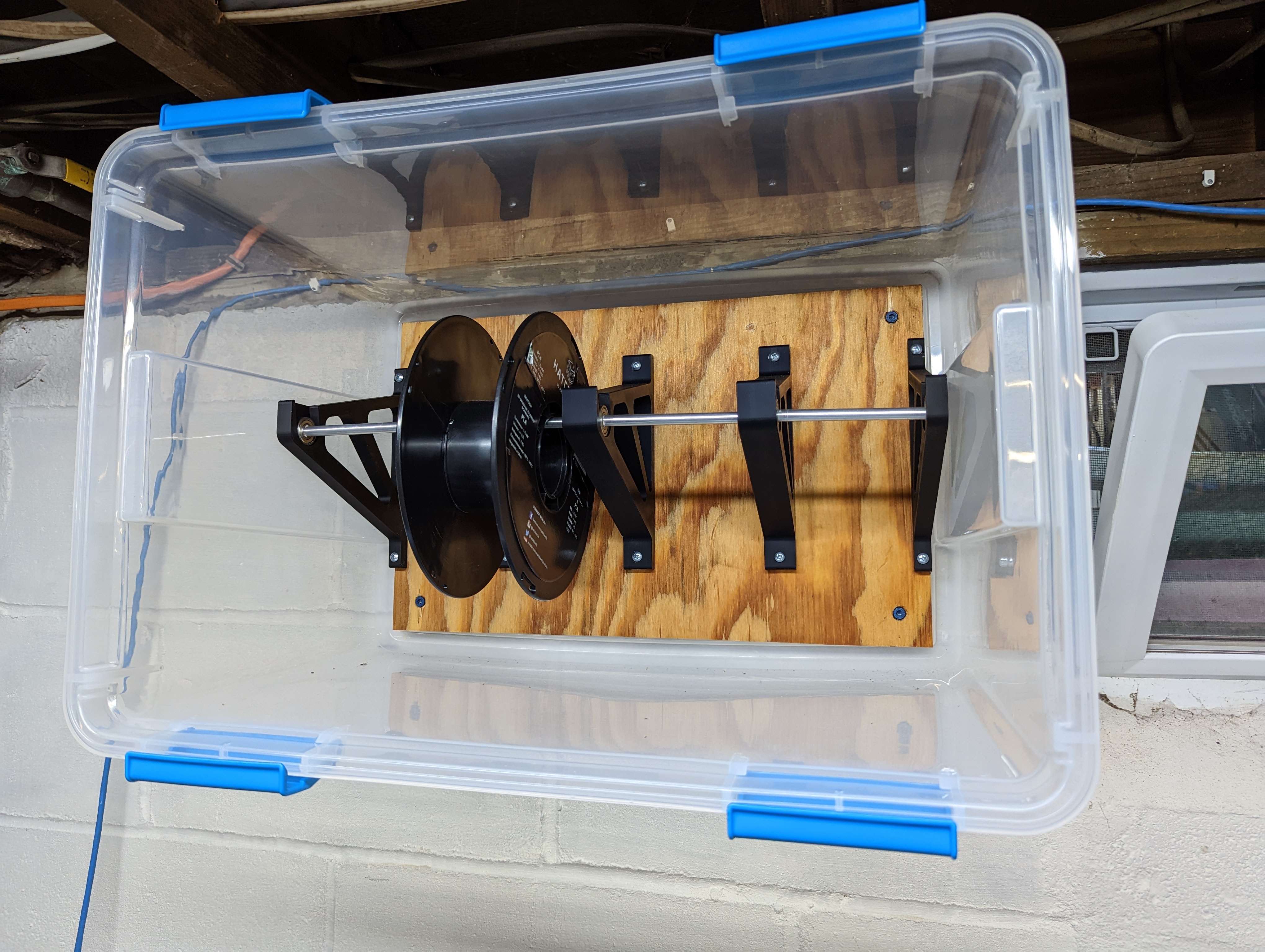 3d Printer Wall-Mount Spool Holder