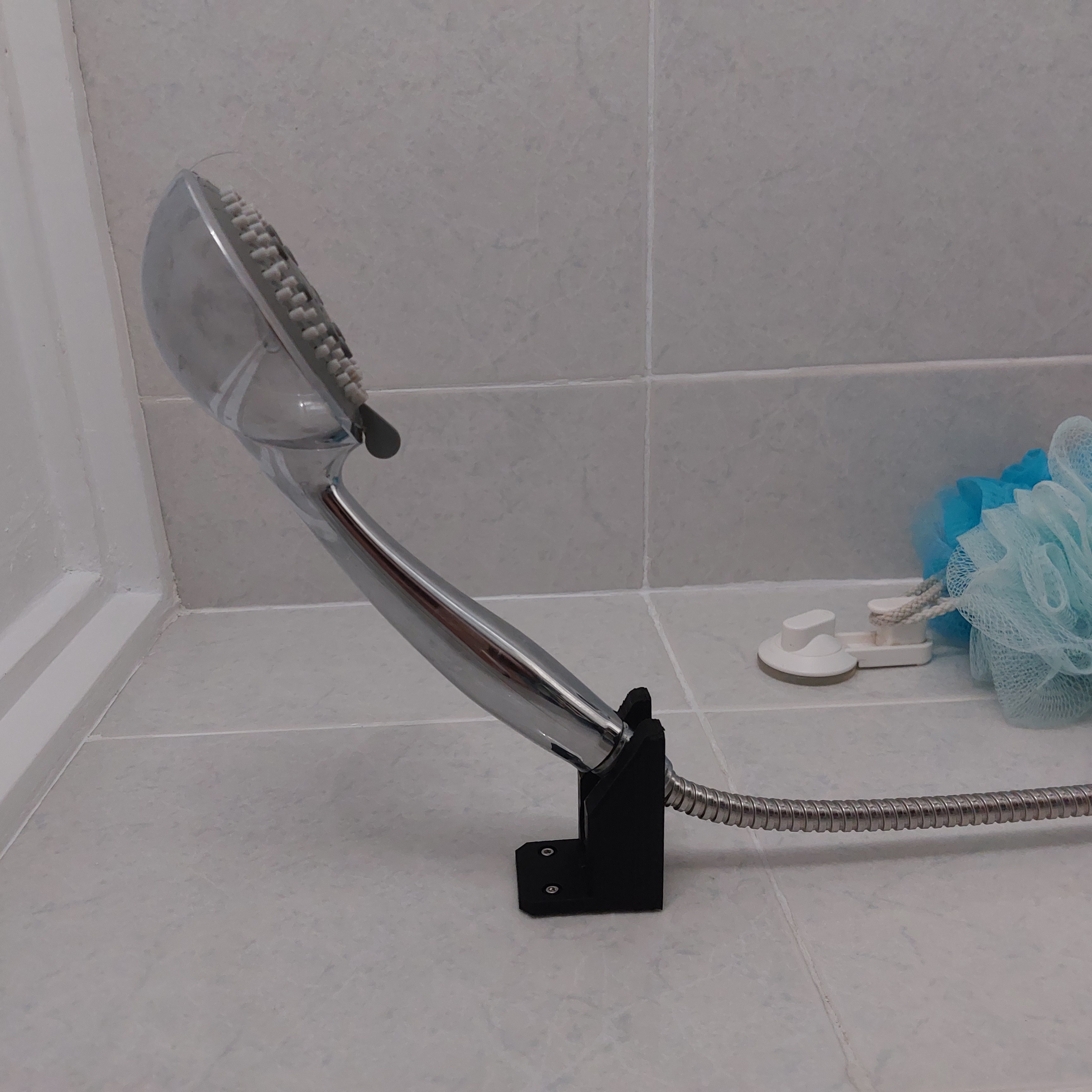 Shower head support 2 angles
