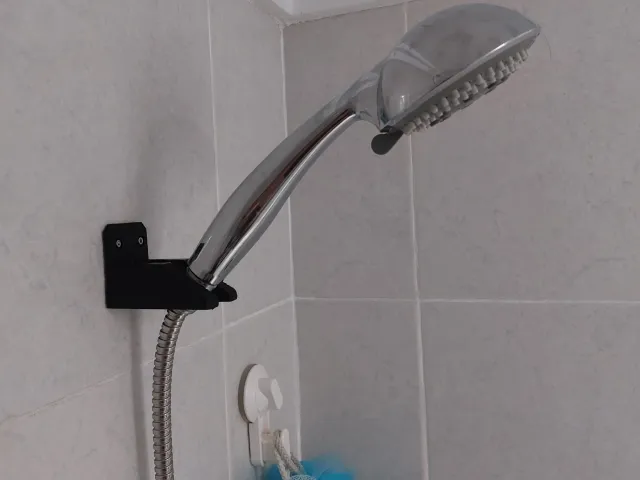 Shower head support 2 angles