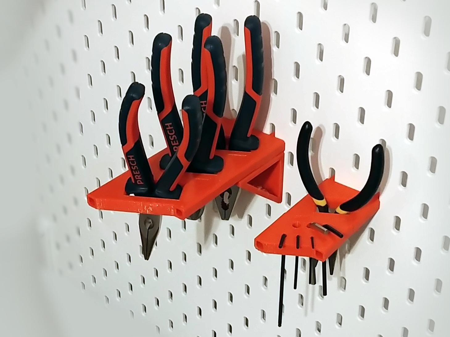 Modular sideways pegboard rack (.step files included) by Schrittmotor ...