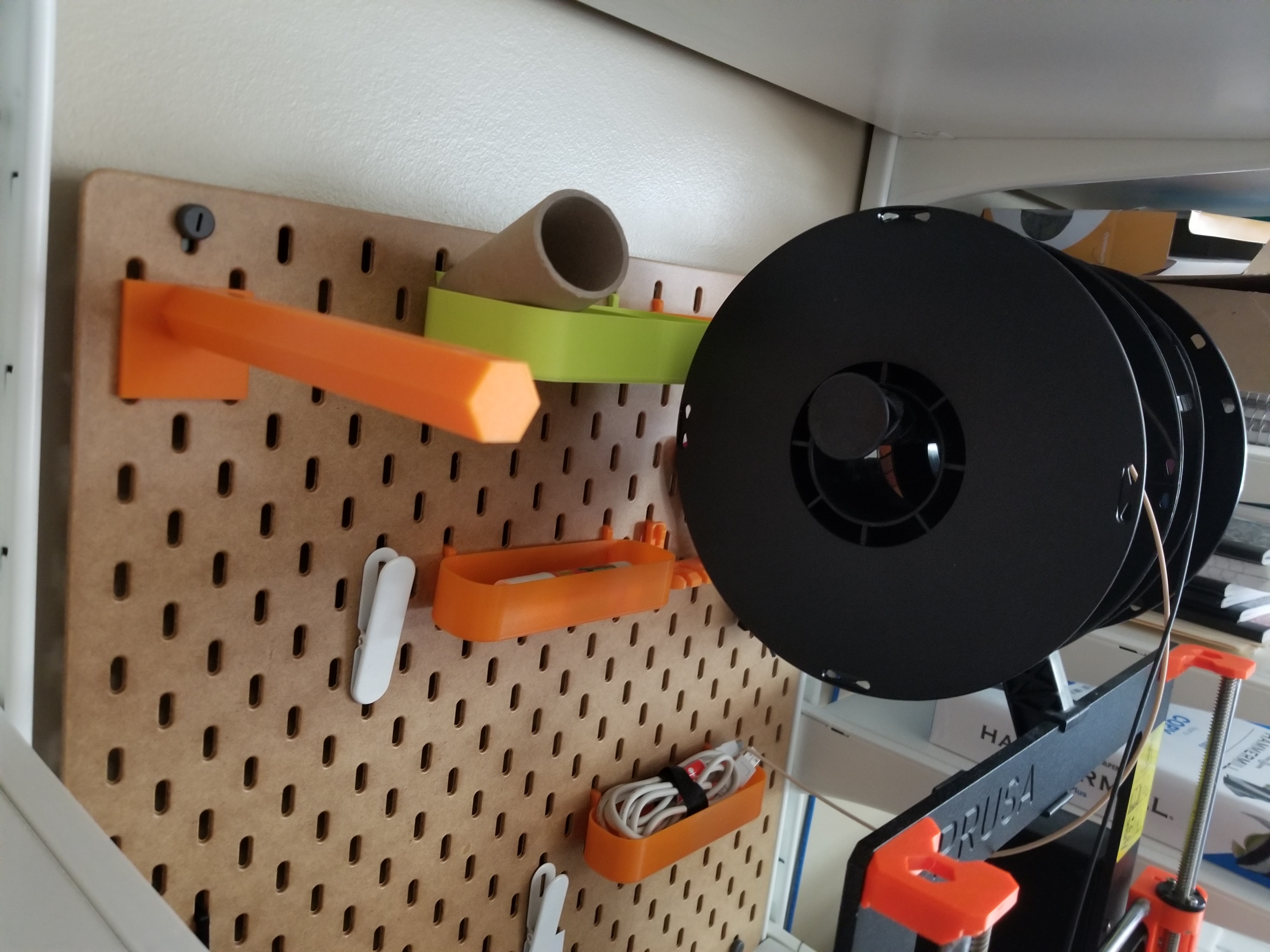 Paper Towel Holder Ikea Skadis By Bill Download Free STL Model paper-towel-holder-ikea-skadis-by-bill-download-free-stl-model