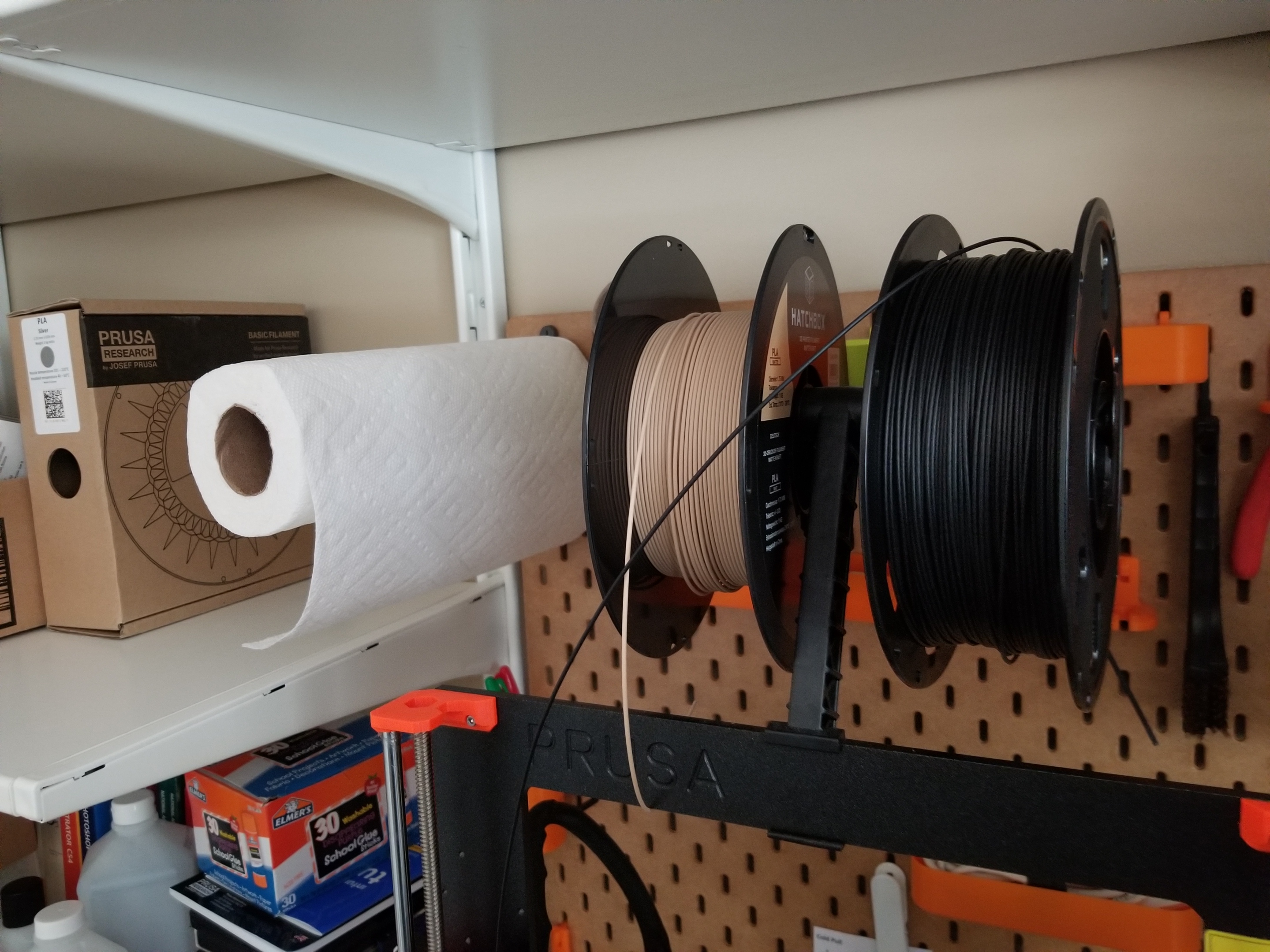 Paper Towel Holder Ikea Skadis by Bill Download free STL model