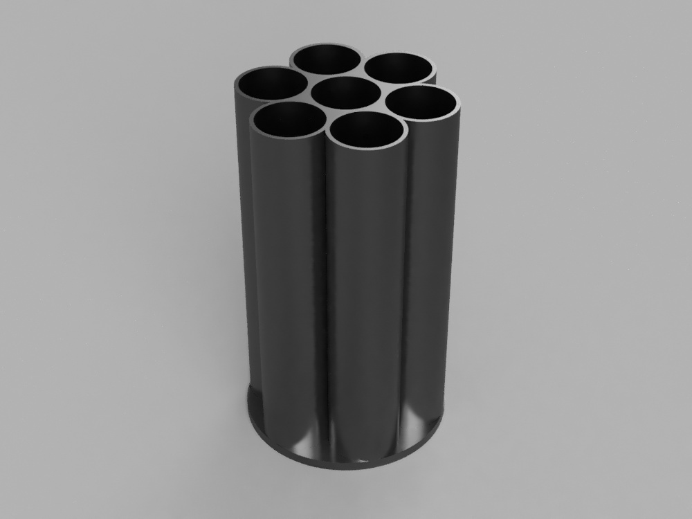 Nerf 7 Shot Absolver Shell for 1.25" PVC Fittings