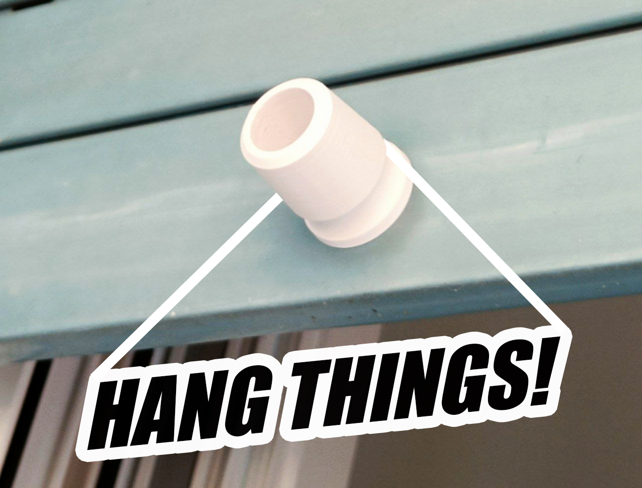 GV - Stops Roller Shutter With Hollow to Hang Things
