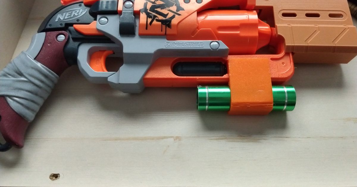 Nerf Hammershot Flashlight Holder by Matthew Temkin | Download free STL ...