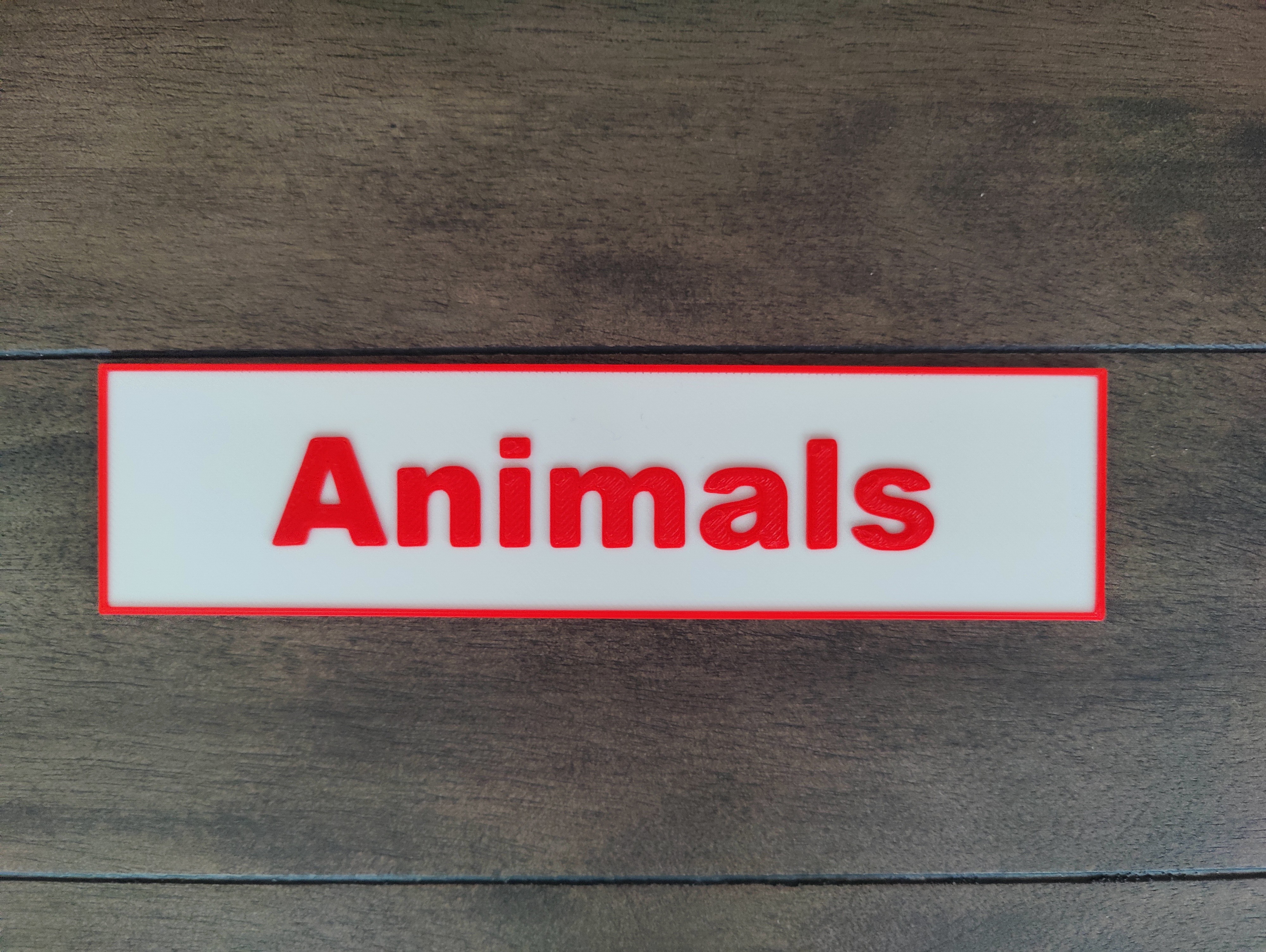 Animals Sign