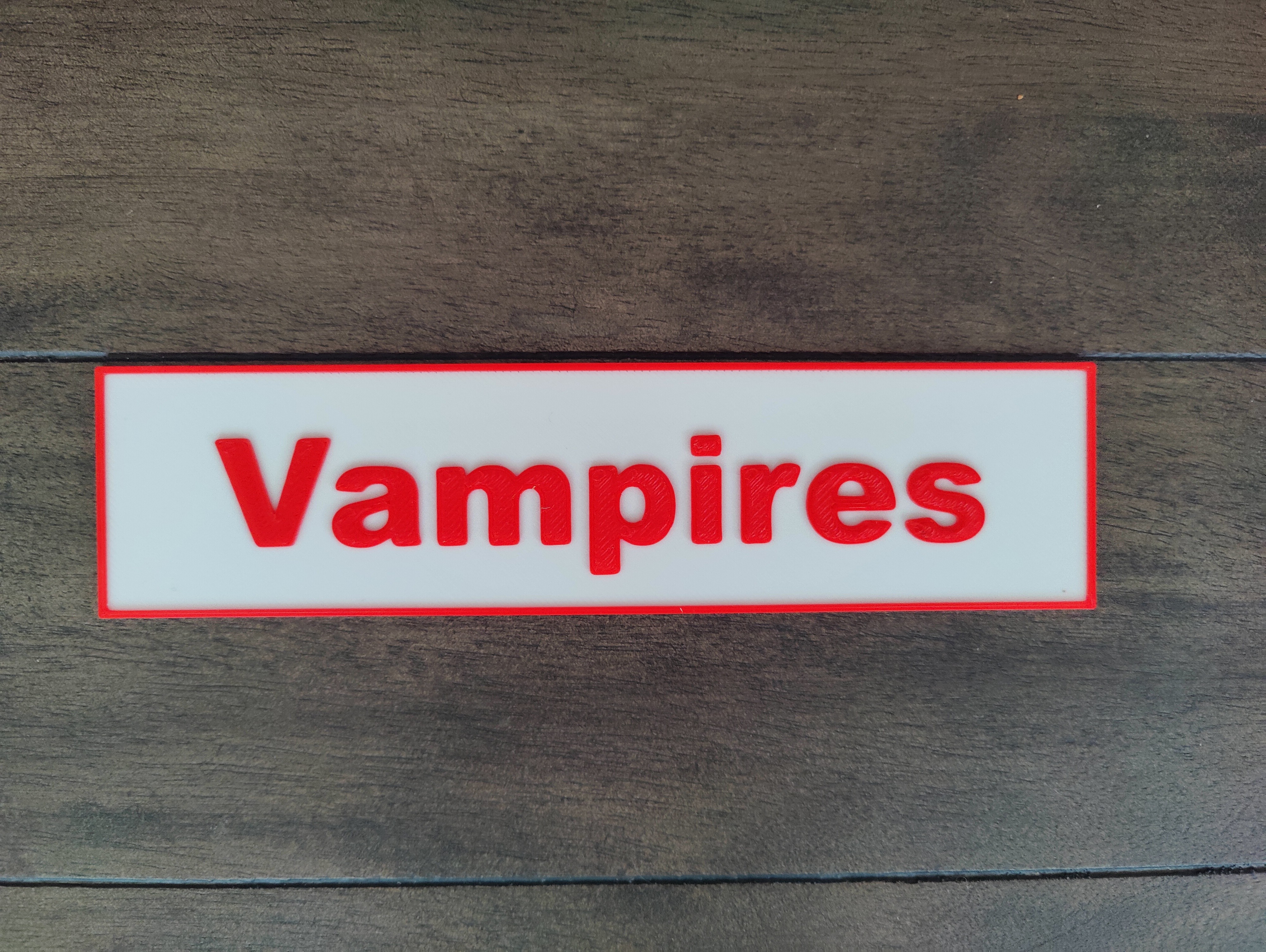 Vampires Sign