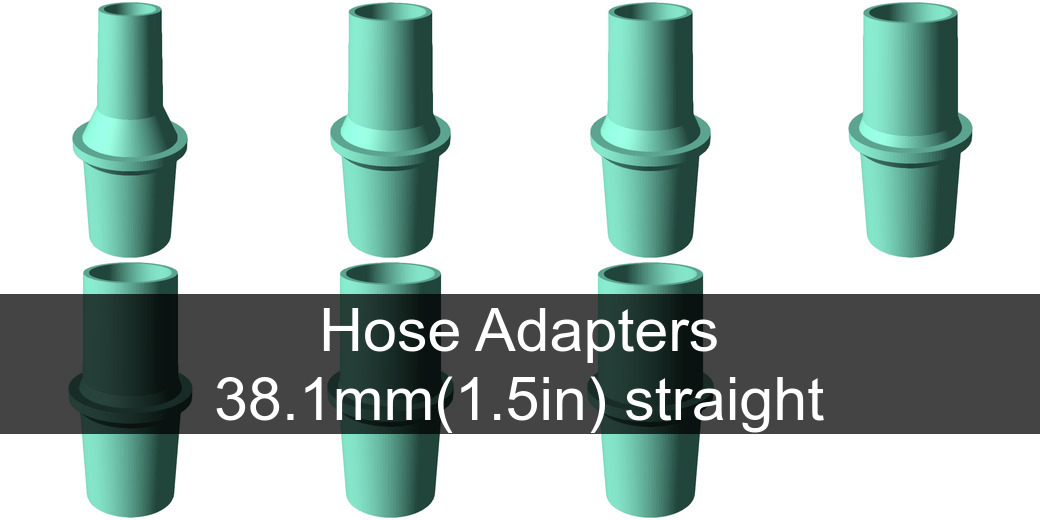Vacuum hose adapters for all common sizes by Max Download free STL