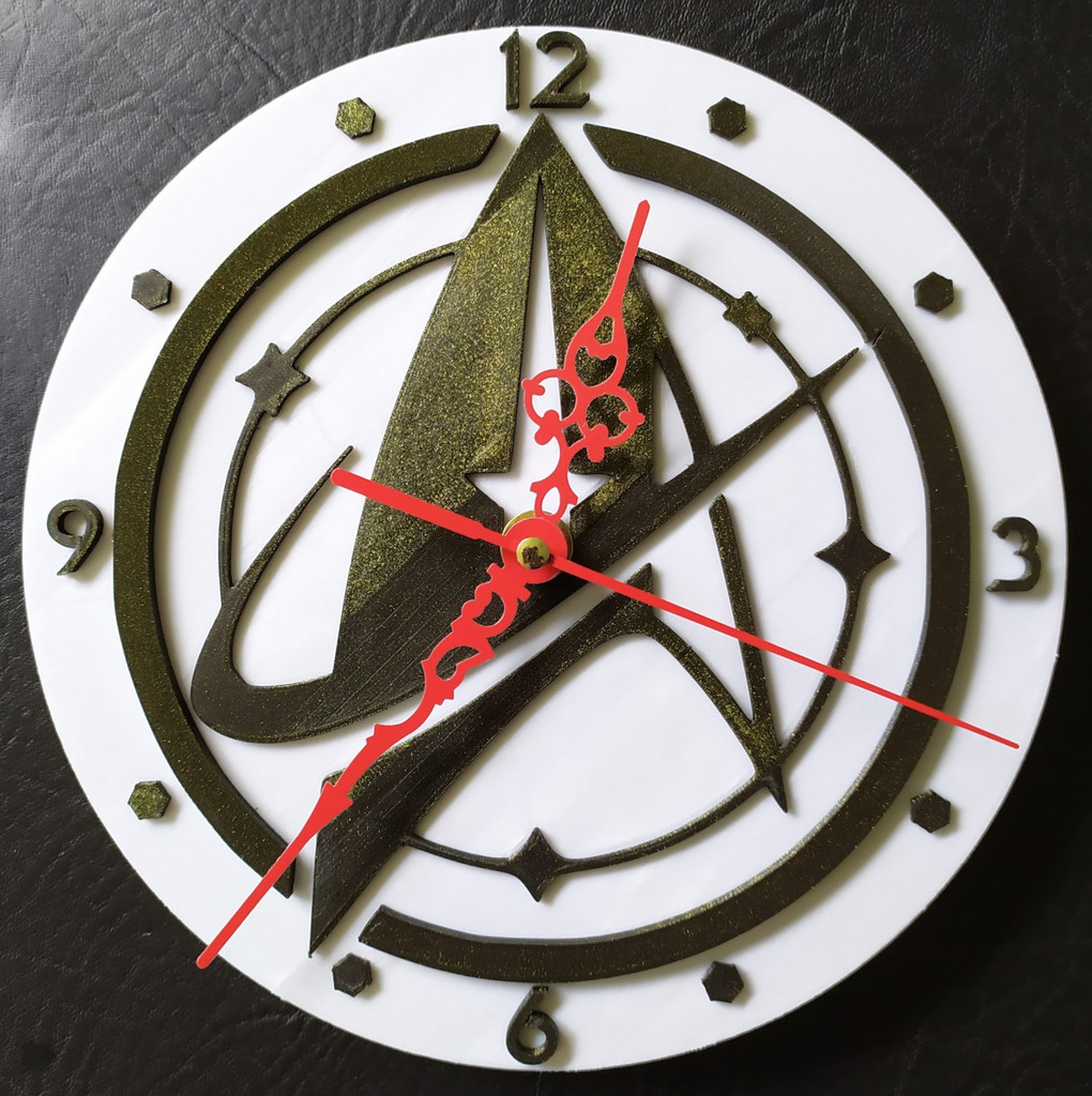 Star Trek Clock V 2 by Marcel Frehe Download free STL model