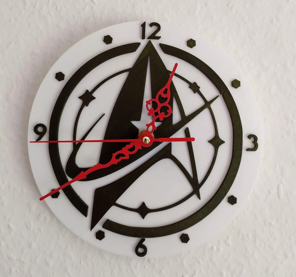 Star Trek Clock V 2 by Marcel Frehe Download free STL model